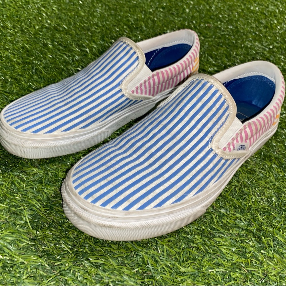 Striped Slip On Vans